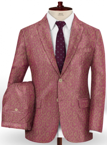 Adali Cerise Wool Suit