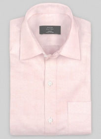 Dublin Baby Pink Linen Shirt