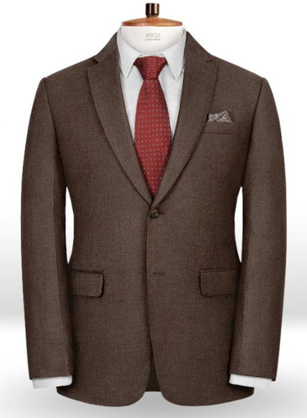 Brown Flannel Wool Suit - Special Offer