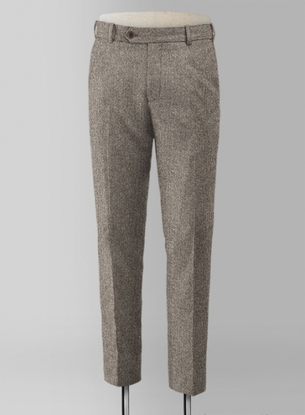 Light Weight Brown Tweed Pants