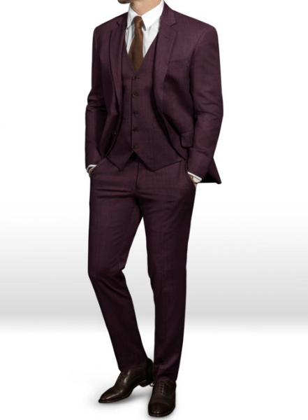 Reda Wine Pure Wool Suit