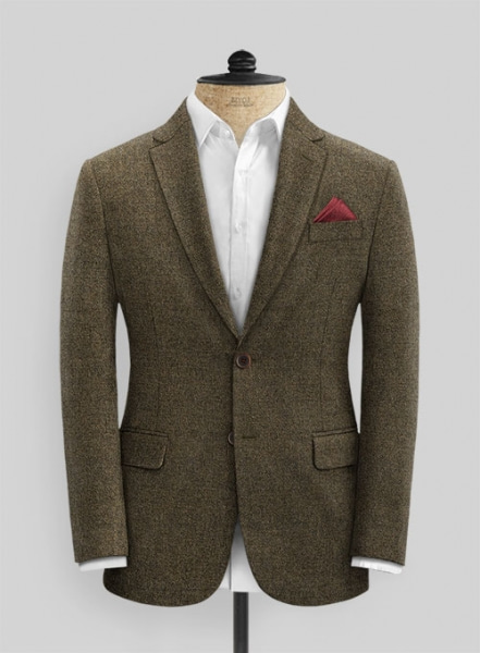 Light Weight Rust Brown Tweed Suit