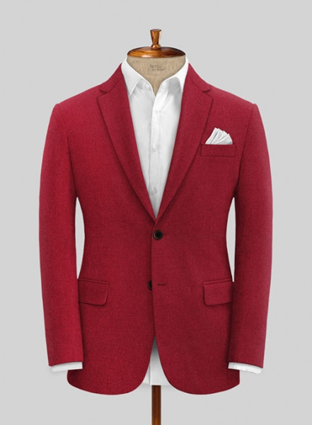 Naples Red Tweed Suit