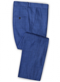 Italian Linen Cobalt Blue Pants