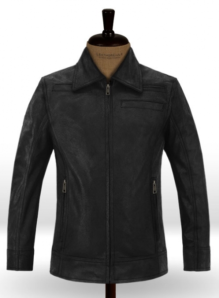 Shiny Cocktail Black Joseph Gordon Looper Leather Jacket