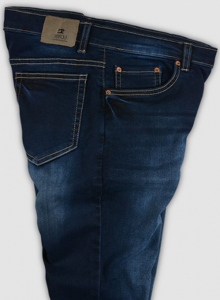 Foster Blue Stretch Indigo Wash Whisker Jeans : Made To Measure Custom ...