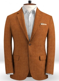Solbiati Rust Linen Jacket