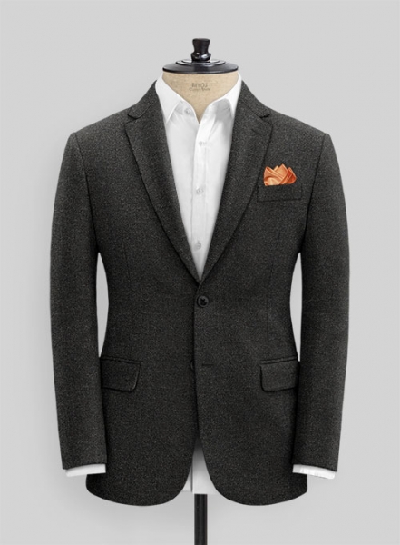 Light Weight Hamburg Charcoal Tweed Jacket