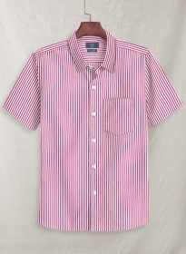 S.I.C. Tess. Italian Cotton Radigo Shirt - Half Sleeves