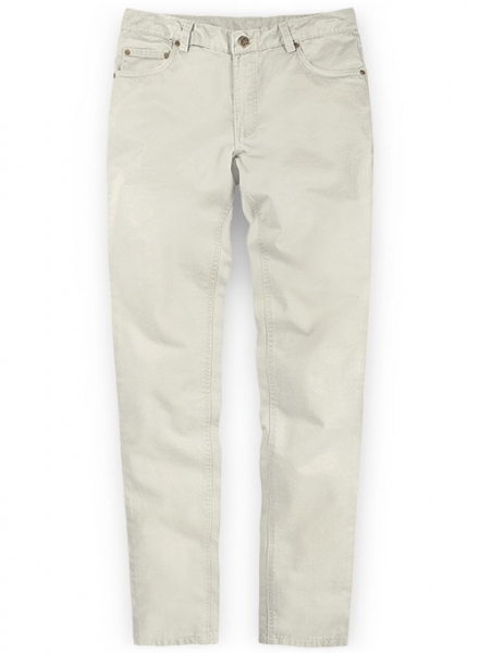 Light Beige Stretch Chino Jeans