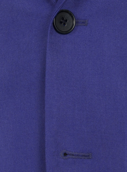 Fizz Blue Flannel Wool Jacket