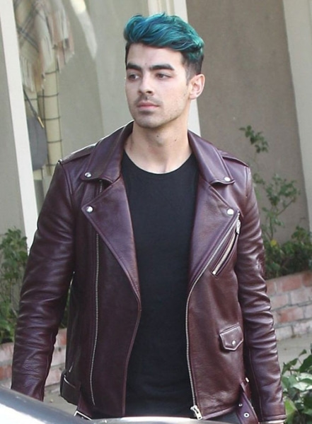 Joe Jonas Leather Jacket