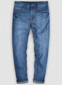 Storm Blue Stone Wash Whisker Jeans