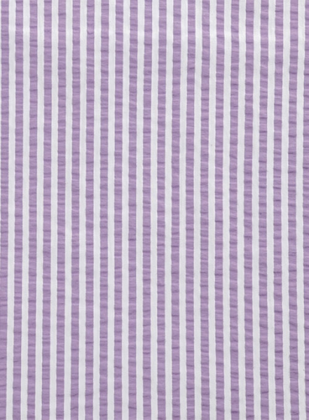 Italian Seersucker Lavender Shirt