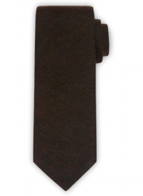 Tweed Tie - Deep Brown