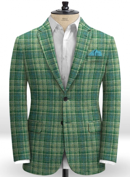 Harris Tweed Tartan Green Suit