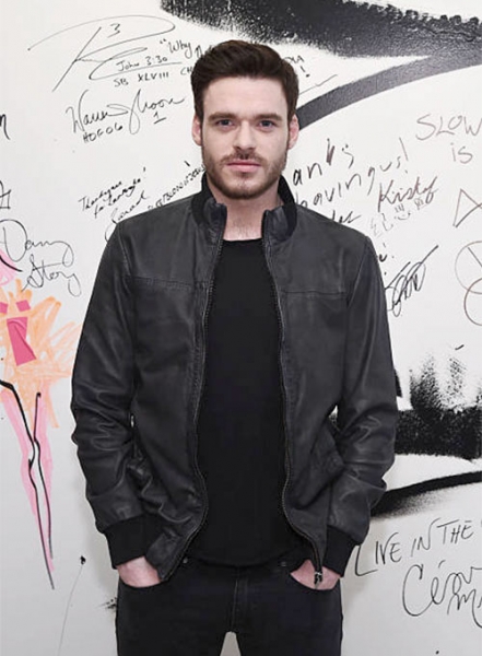 Richard Madden Leather jacket #2