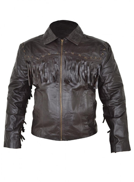 Leather Fringes Jacket #1007