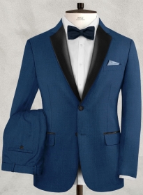 Napolean Casa Blue Wool Tuxedo Suit