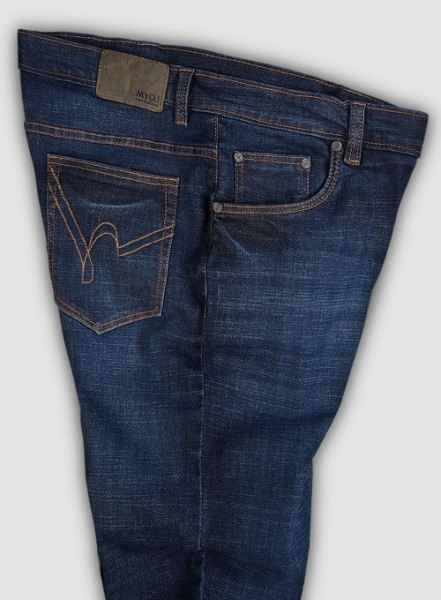 Texas Blue Stretch Indigo Wash Whisker Jeans - Look #687