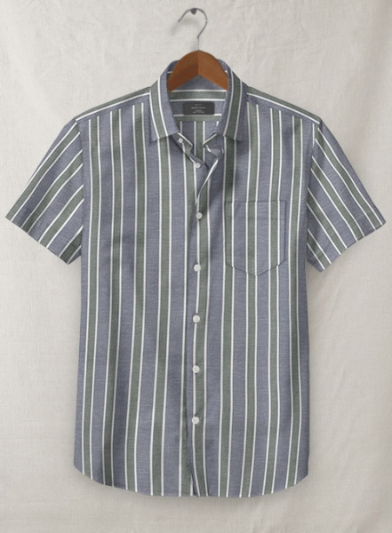 Cotton Stretch Jerma Shirt - Half Sleeves
