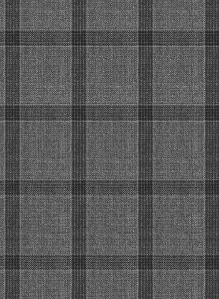 Napolean Tartan Gray Wool Jacket