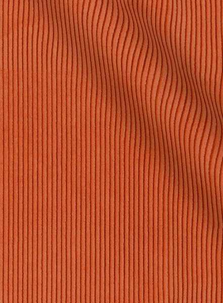 Burnt Orange Thick Corduroy Trousers - 8 Wales