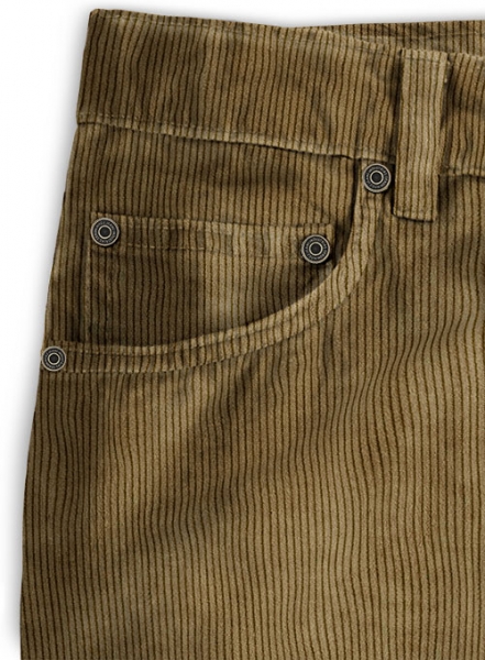 Brown Corduroy Jeans - 8 Wales