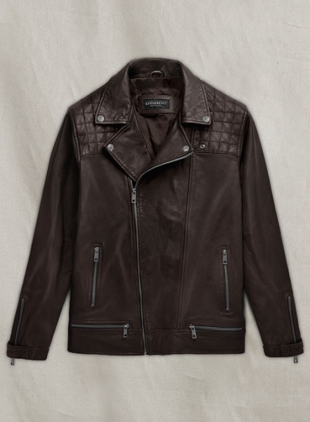 Ironwood Brown Biker Leather Jacket