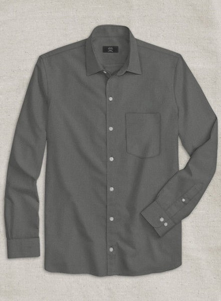 Graphite Stretch Poplene Shirt