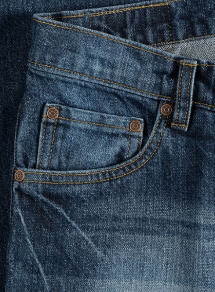 Falcon Blue Indigo Wash Whisker Jeans