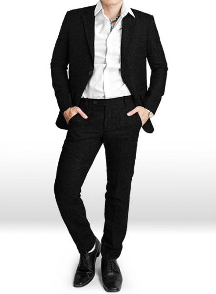 Black Tweed Suit