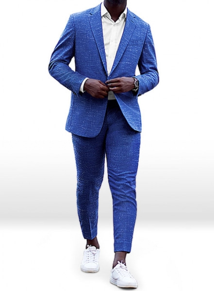 Mystic Cobalt Blue Wool Suit