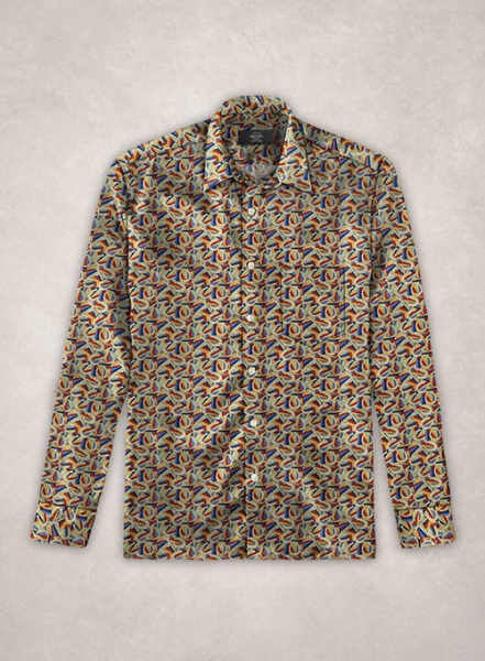 Horse Shoe Cupro Shirt - Full Sleeves