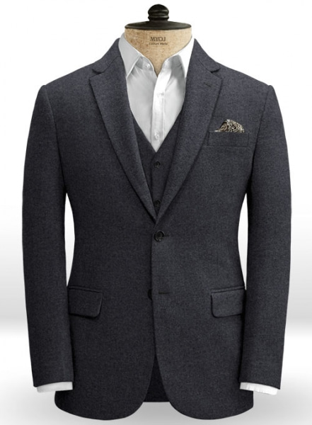 Charcoal Denim Tweed Jacket