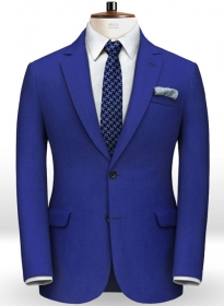 Italian Royal Blue Wool Jacket