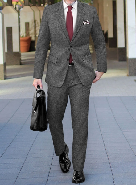 Gray Tweed Suit