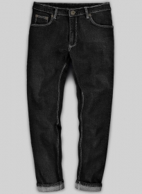 Hank Black Hard Wash Stretch Jeans - Look #583