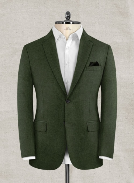 Pinhead Wool Green Suit