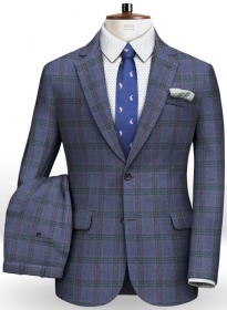 Light Weight Mallow Blue Tweed Suit