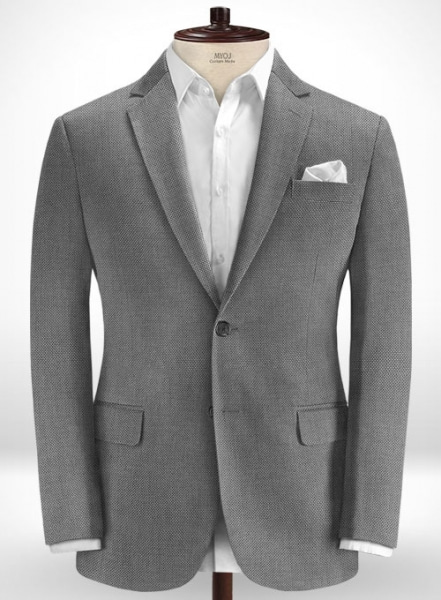 Cotton Stretch Giono Gray Jacket