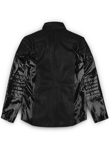 Thick Goat Black Batman Begins Christian Bale Leather Jacket