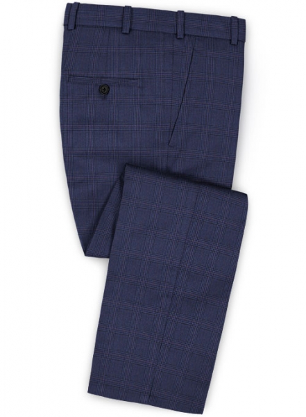 Glen Wool Blue Suit