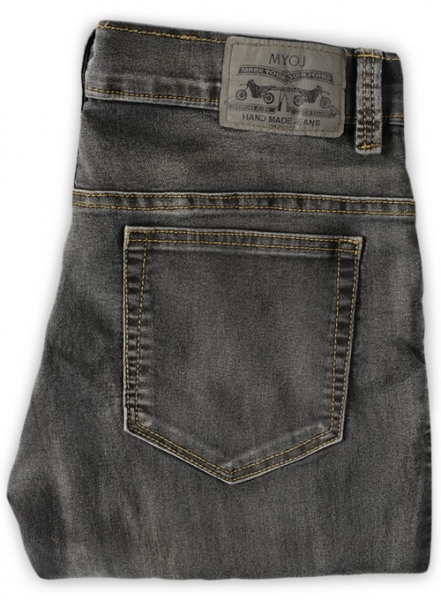 Black Body Hugger Stretch Jeans - Vintage Wash