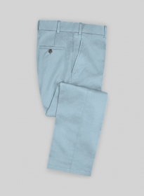 Italian Calm Blue Cotton Pants