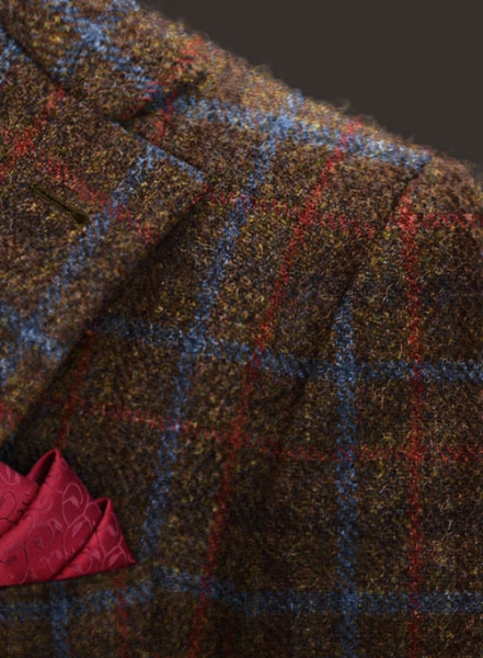 Harris Tweed Brown Checks Jacket