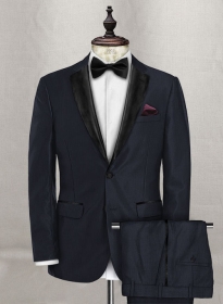 Napolean Twilight Blue Wool Tuxedo Suit