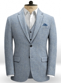 Light Blue Denim Tweed Jacket