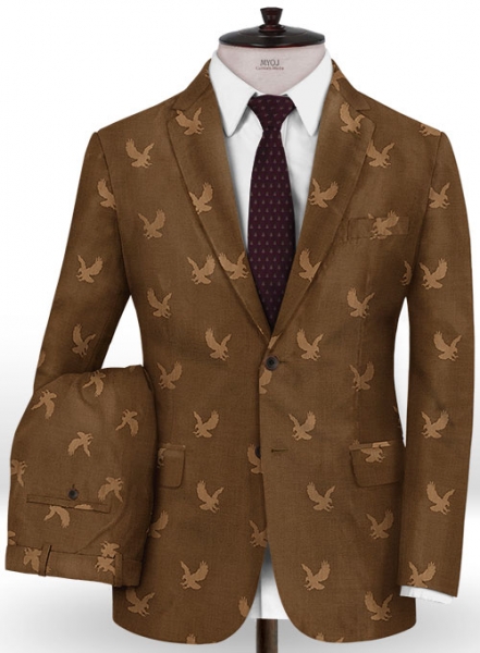 Eagle Dark Brown Wool Suit
