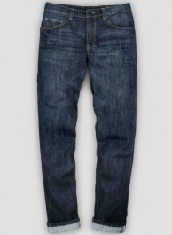 Eddie Blue Indigo Wash Whisker Jeans